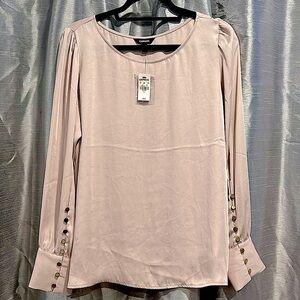 Express blush pink blouse